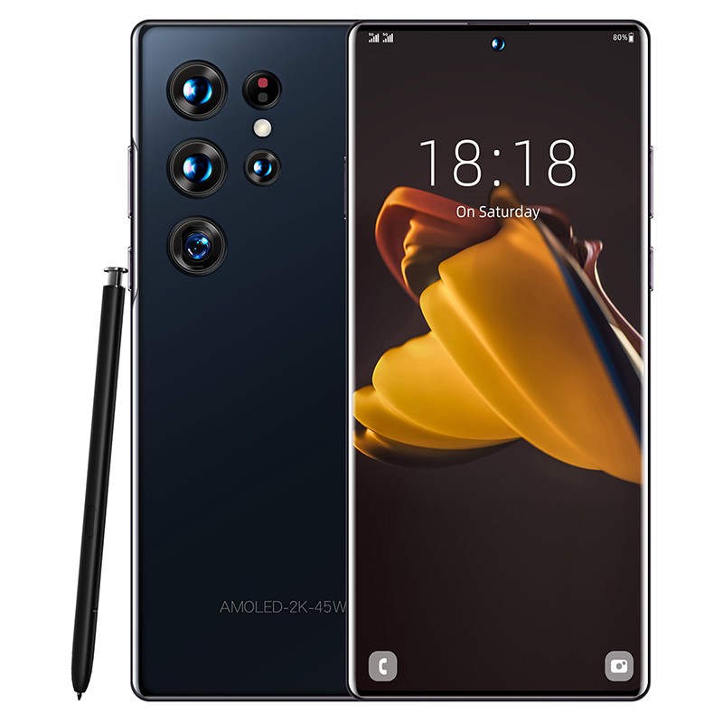 Cheap New Android Smartphone S22 Ultra 6.82 Inch RAM3GB ROM64GB 64GB 5G 4G Mobile Phone