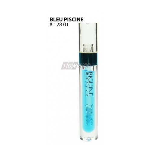 BIGUINE MAKE-UP PARIS Wonder Gloss Ultra Fraicheur Bleu Piscine  Lipgloss
