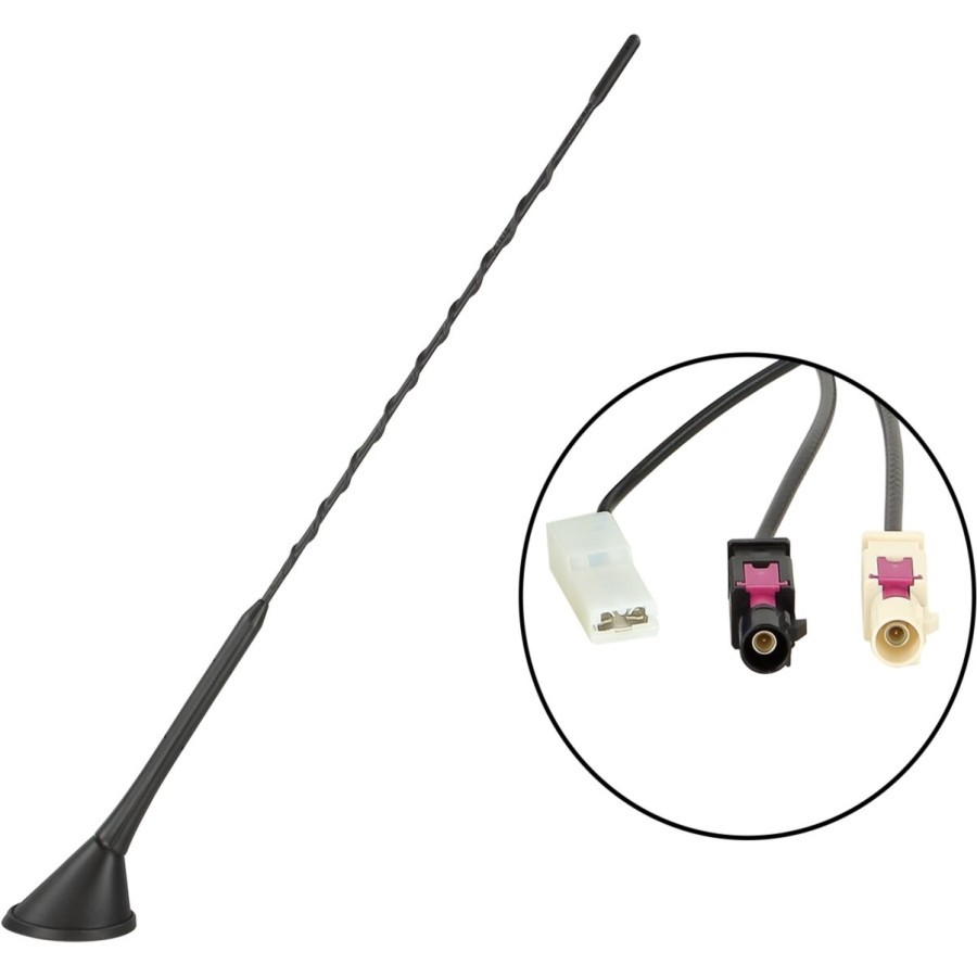 Antenne de toit AM/FM DAB/DAB+ inclinaison de tige 60° 12V externe