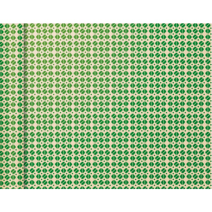 Geschenkpapier Grüne Quadrate 5 x 0,35 m 80 g Tiny Rolls