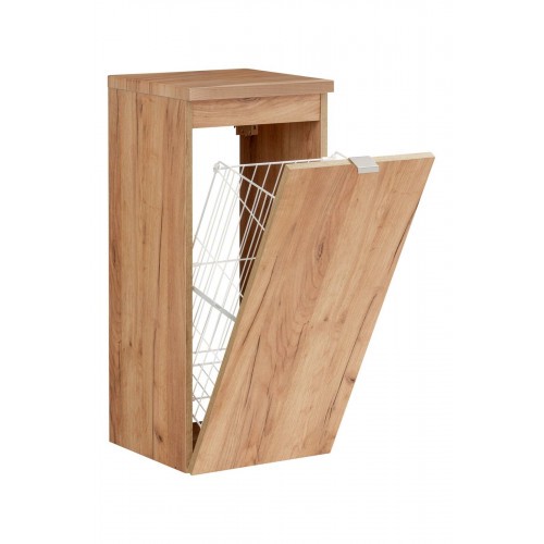 Universelle Hängeschrank Schrank Badmöbel mit einem Wäschekorb
