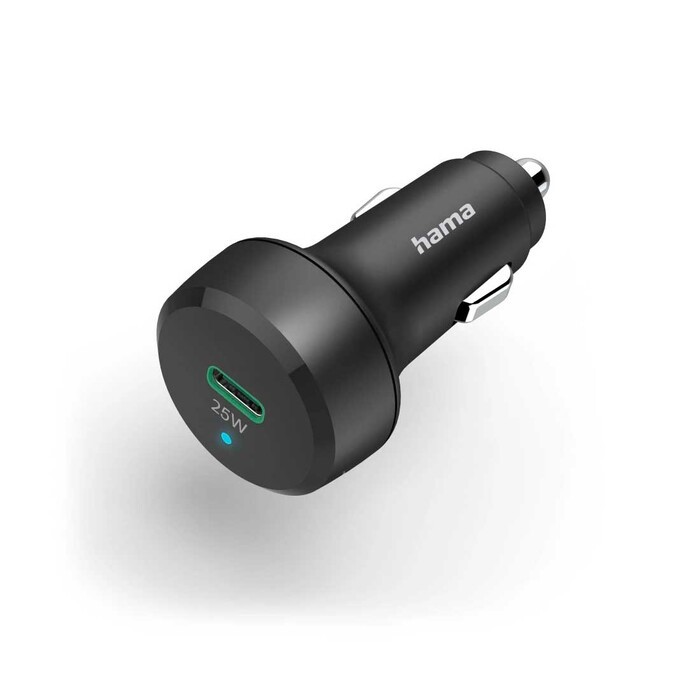 HAMA Auto-Schnellladegerät USB-C PD 25 W schwarz