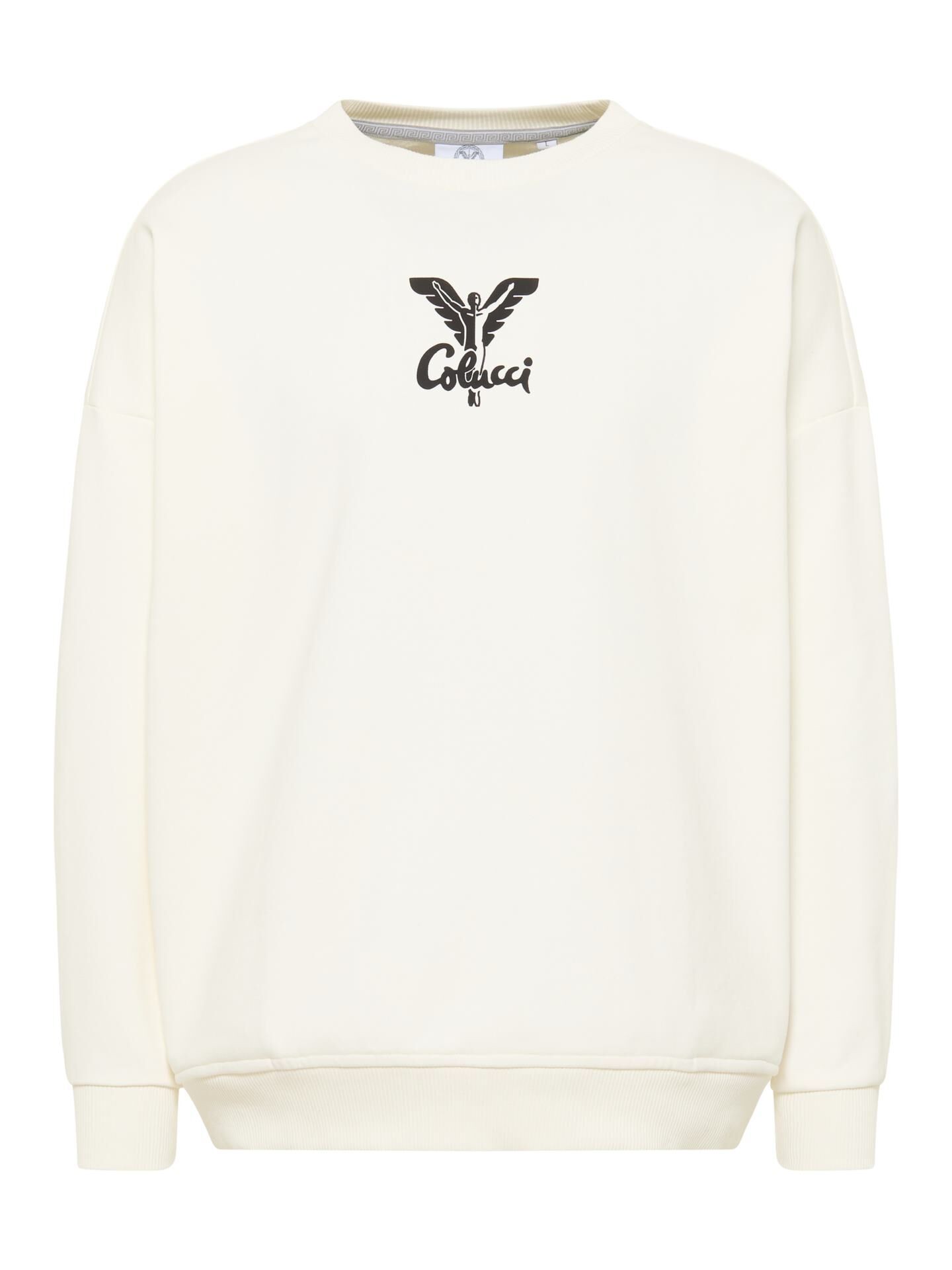 Carlo Colucci Oversize Unisex Sweatshirt - Weiß Weiß XS XS