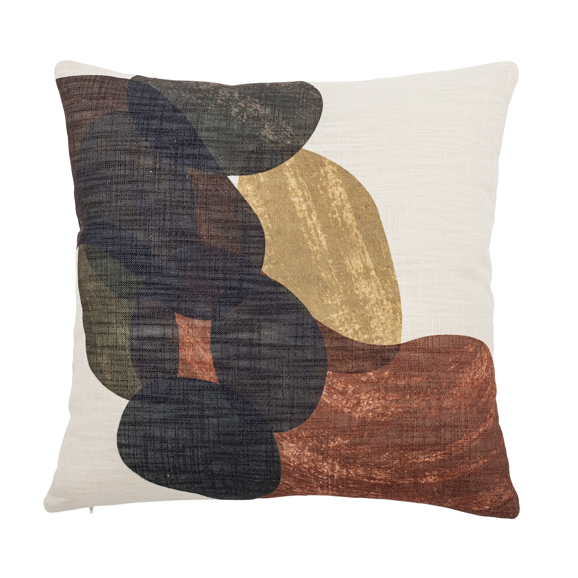 Bloomingville Kissen Polyester braun Arona