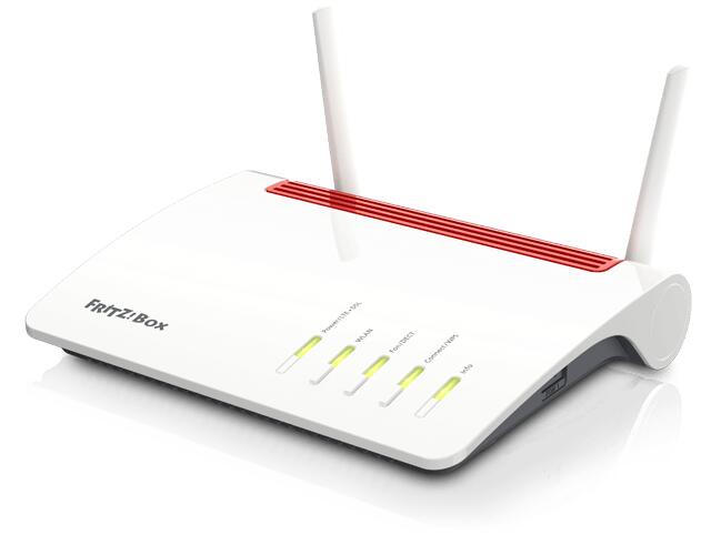 FRITZ!Box 6890 LTE Wireless Router ISDN/WWAN/DSL 4-Port-Switch GigE WiFi5 Dual-Band VoIP-Telefonadapter (DECT)