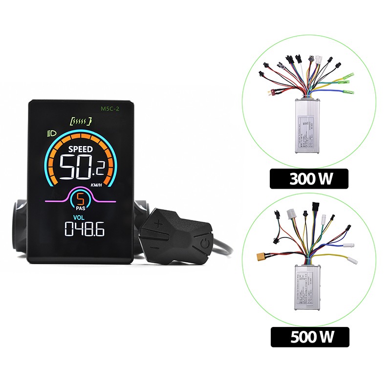 E-bike & E-Scooter Ready M5C-2 Bike GPS Display Compact Cycling Computer with Real-Time Data Monitoring Capabilities