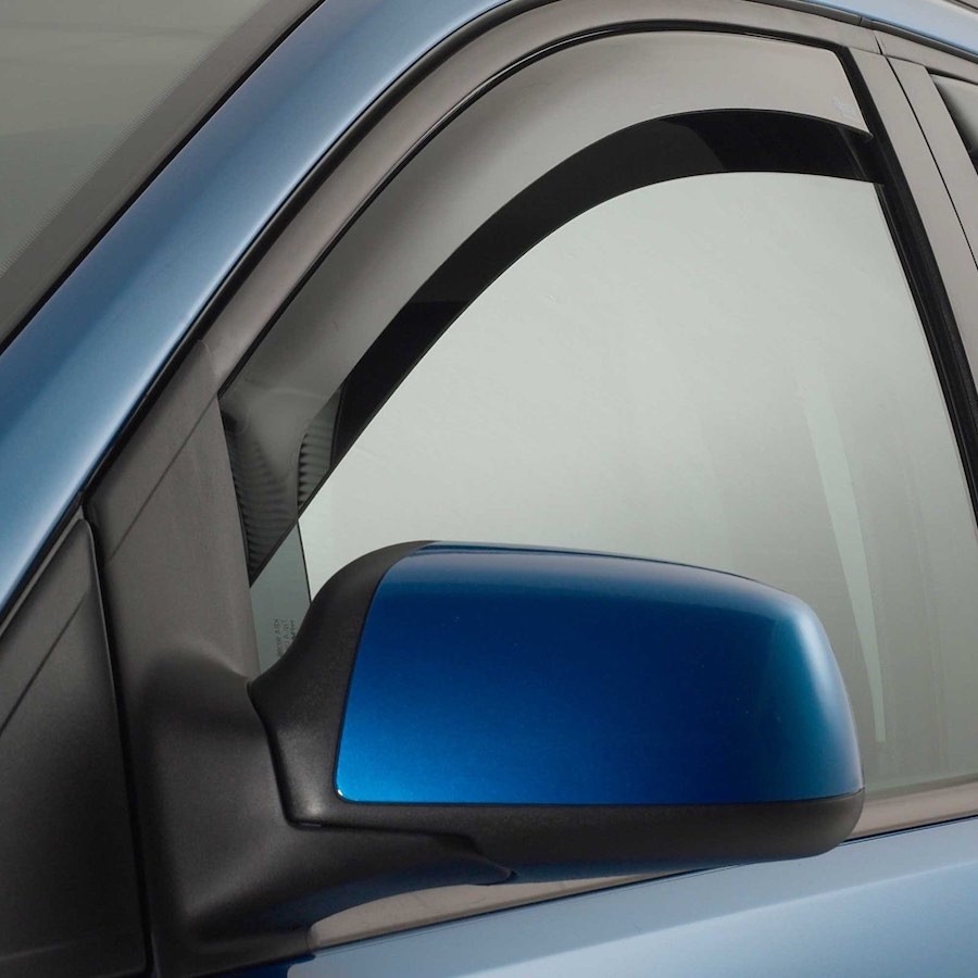 Déflecteurs d'Air latéraux Master Foncé (arrière) pour Mitsubishi L200 Double Cap 4 portes 2006-