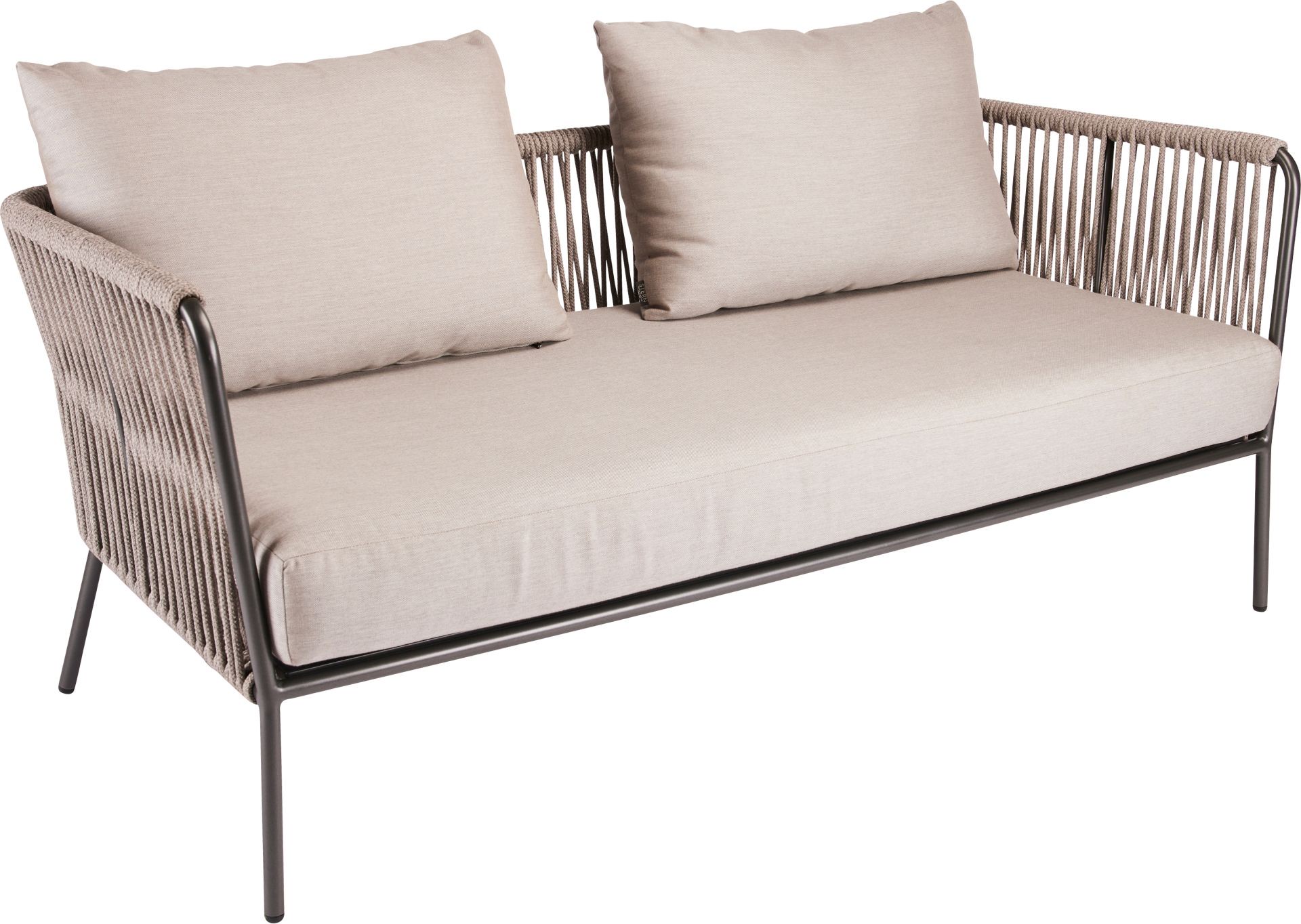 Stern Marla Lounge-Sofa 2-Sitzer anthrazit / salt
