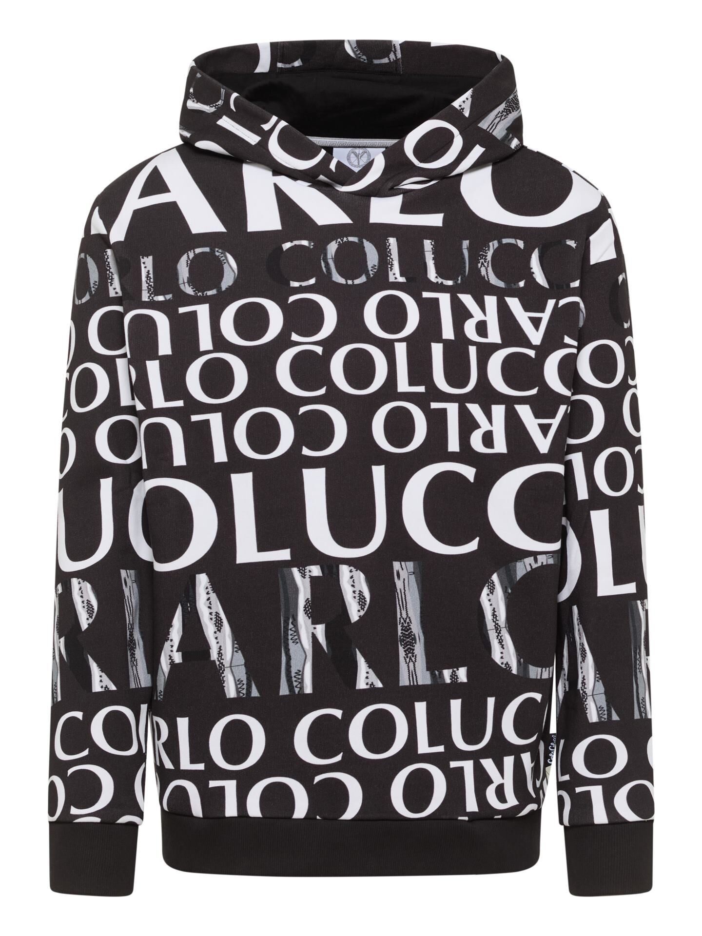 Carlo Colucci Hoodie - Black Friday - Schwarz Schwarz L L