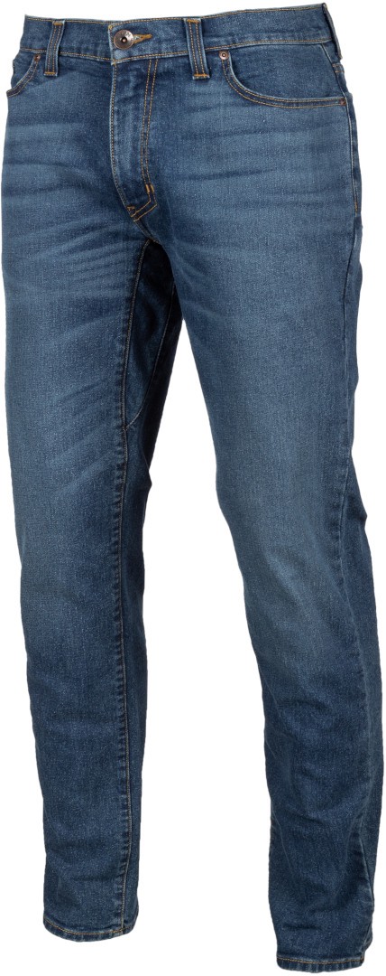 Klim K Forty 3 Tapered Stretch Denim Motorcycle Jeans, blue, Size 34