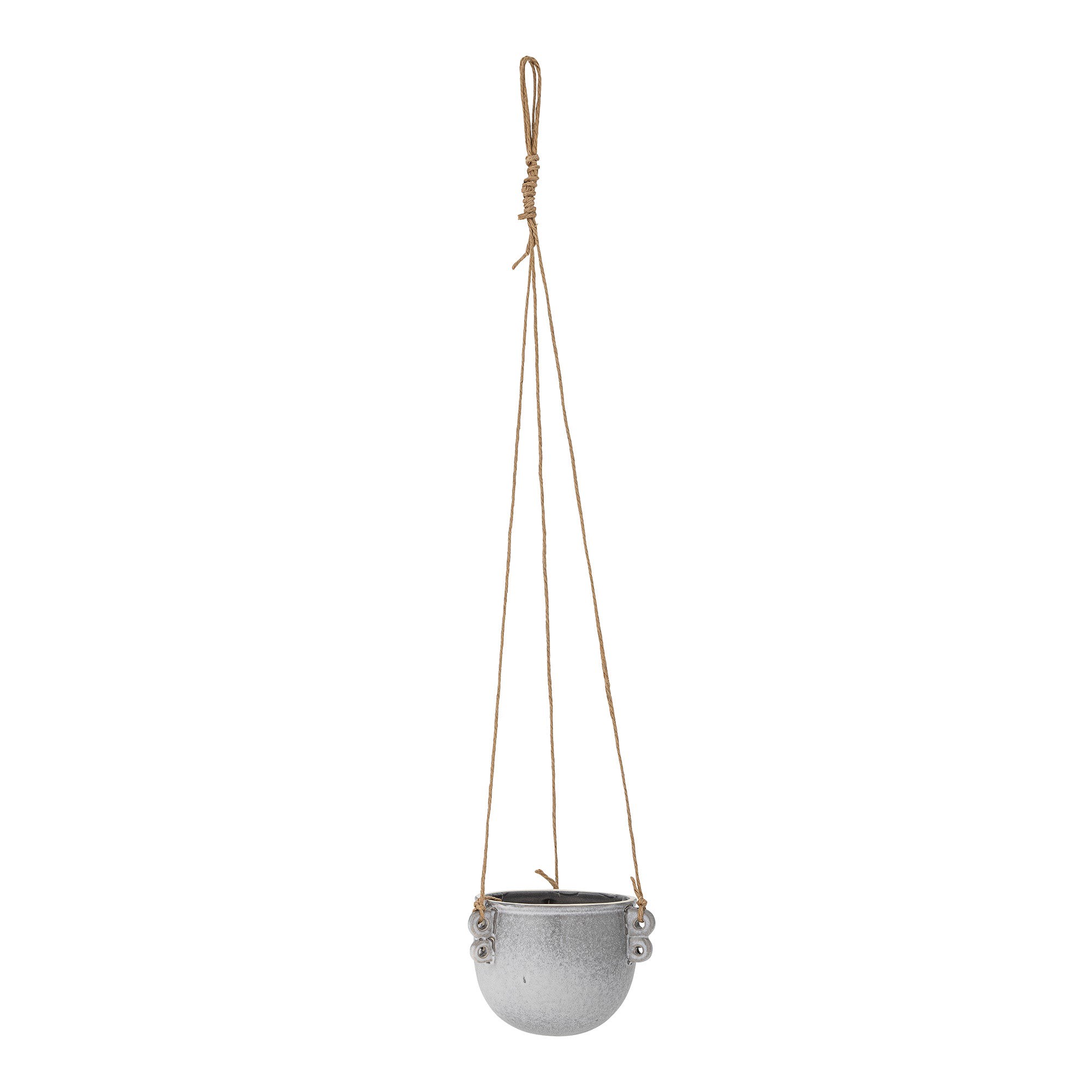 Bloomingville Blumentopf Keramik grau Nilou