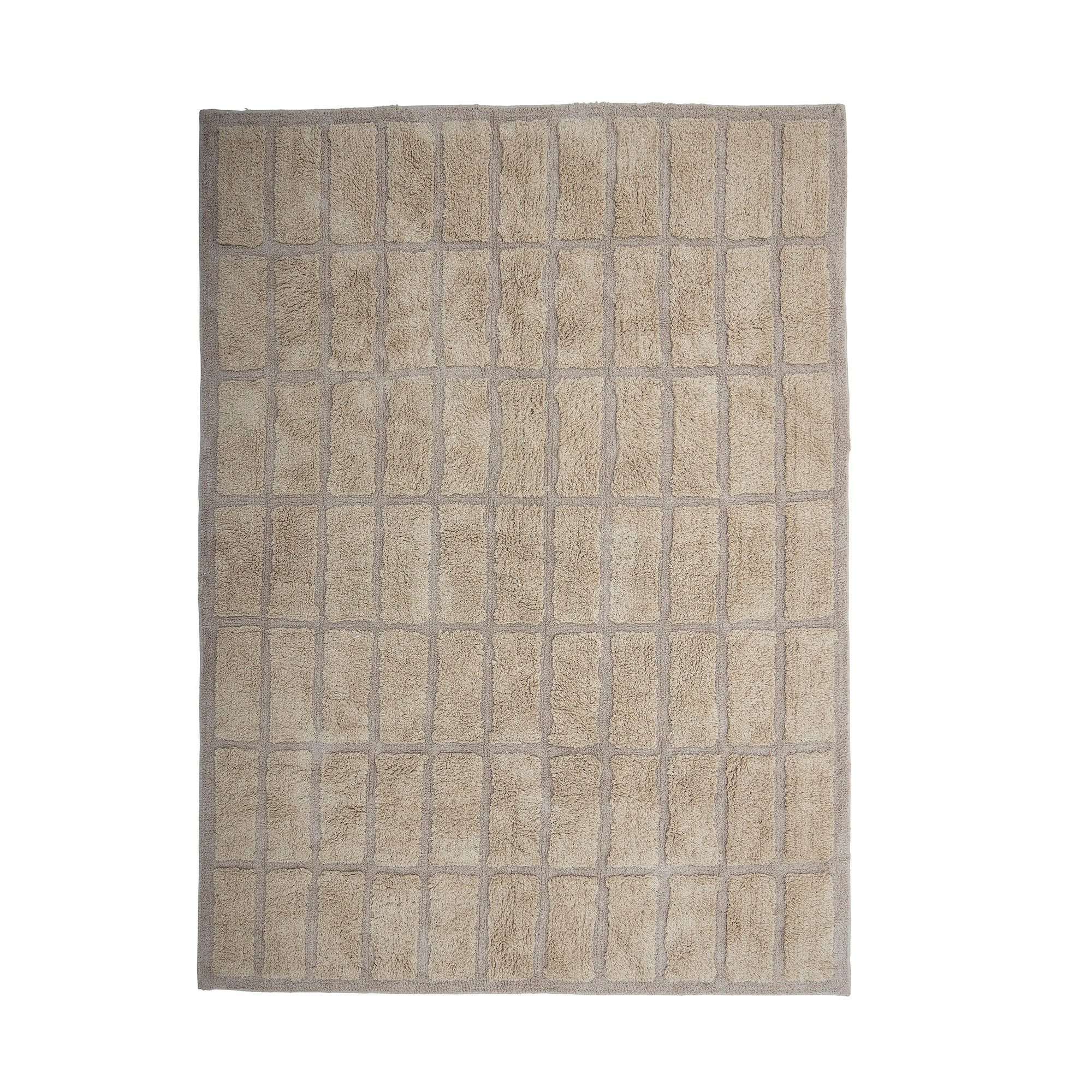 Bloomingville Teppich Baumwolle nature Any Rug 150x210cm