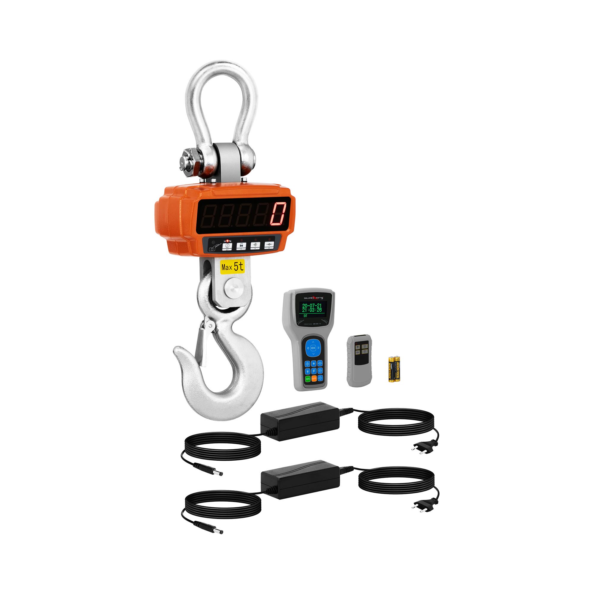 Steinberg Systems Kranwaage - 5000 kg / 1 kg - LED - digital - Fernbedienung mit Display