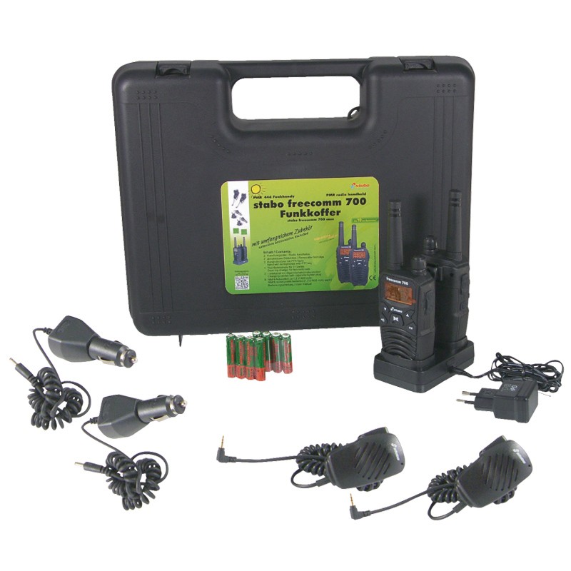 Stabo Elektronik 20701 Freecomm 700 Funkkoffer PMR Funkgerät