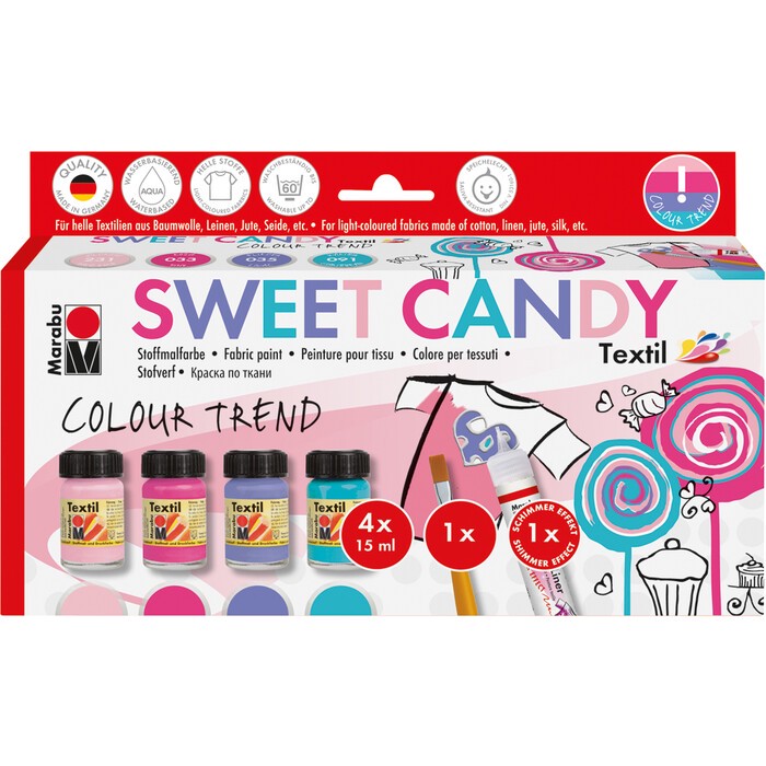 Marabu Textil Trend-Set SWEET CANDY