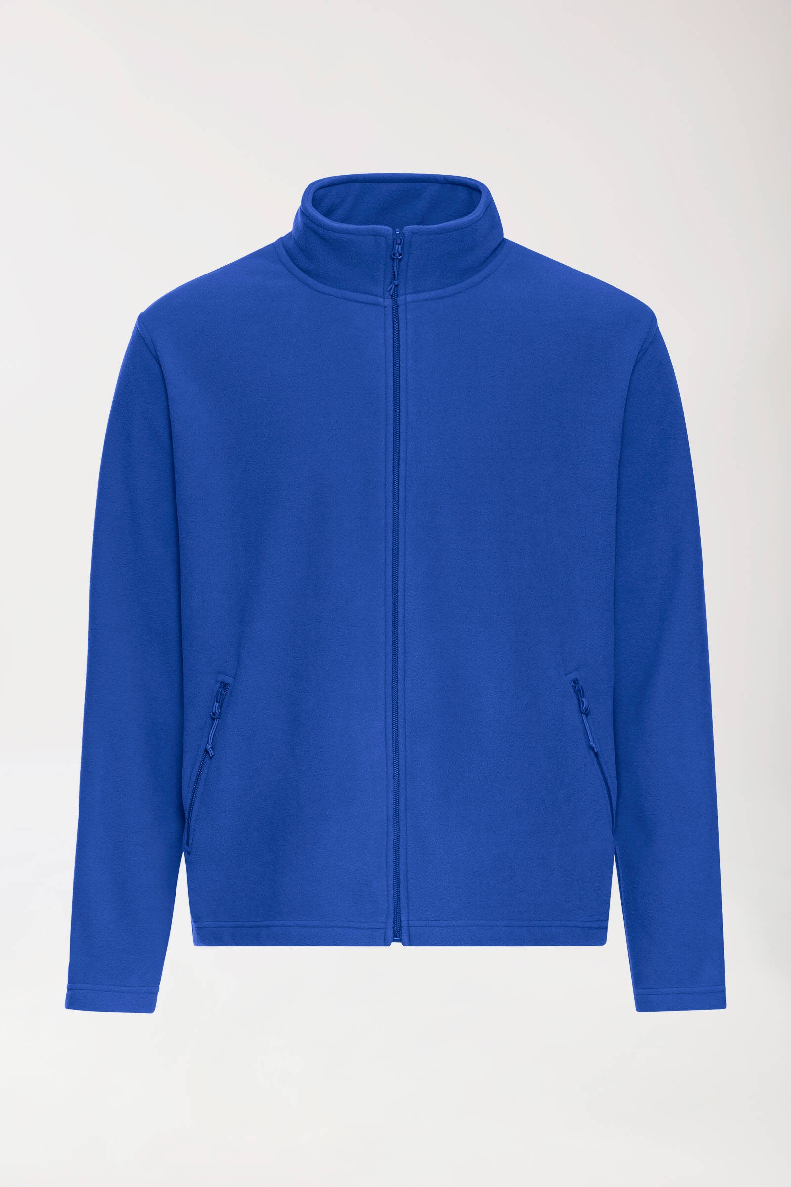 Fleecejacke Herren - Stehkragen, Königsblau