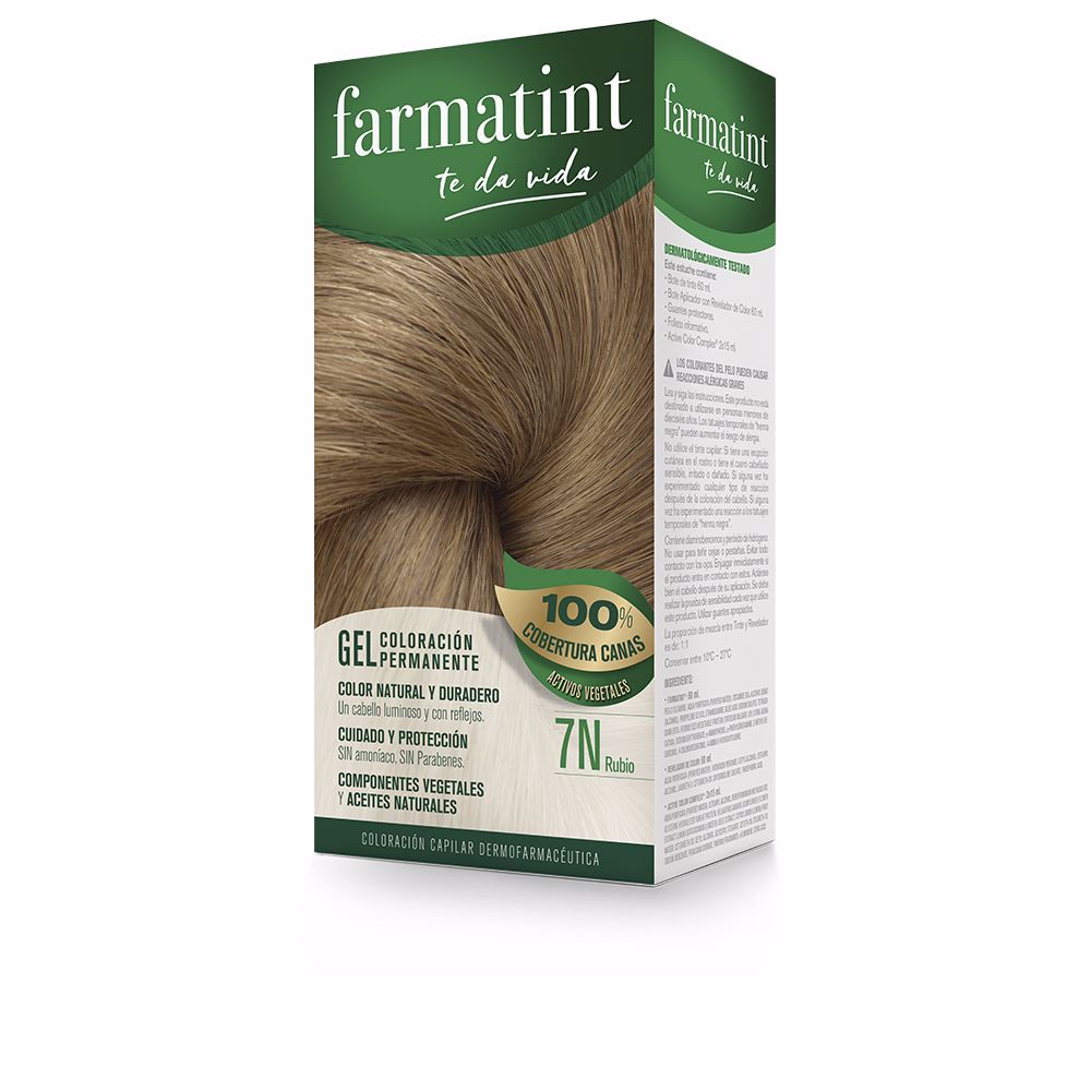 Farmatint Gel permanente Farbe #7n-blond 5 Einheiten