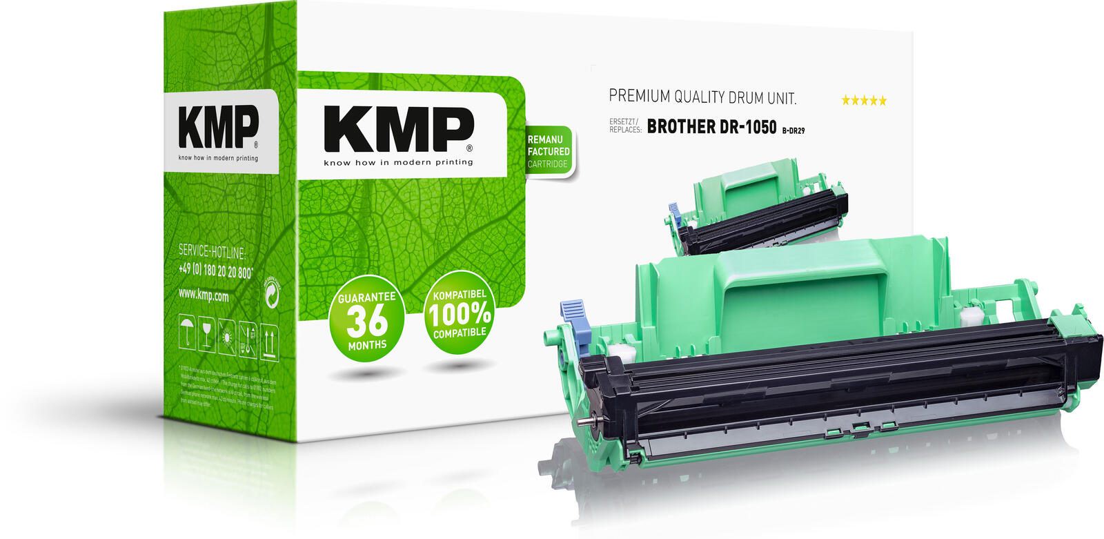 KMP Trommel B-DR29 schwarz kompatibel zu brother DR-1050