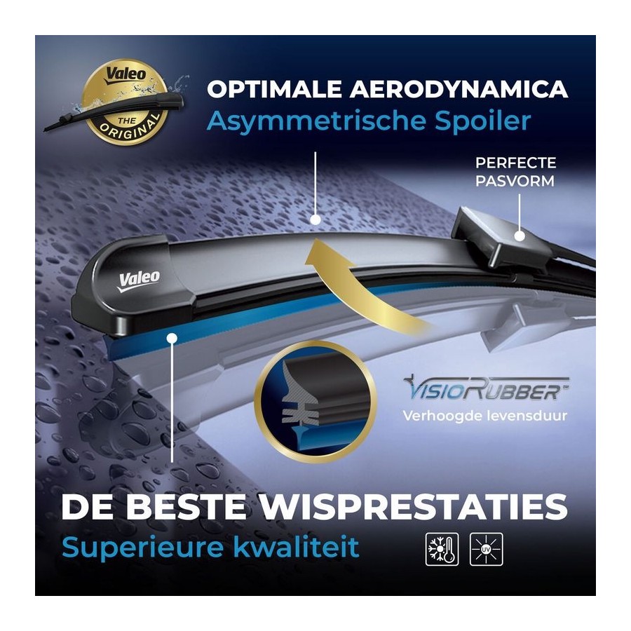 Balai d'essuie-glace SILENCIO FLAT BLADE SET 577970 Valeo