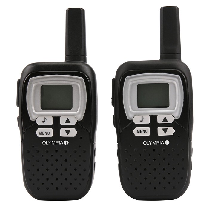 OLYMPIA Walkie Talkie PMR 12 08 2 Stück schwarz