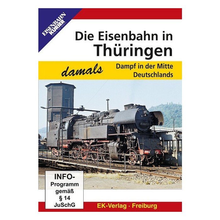 Die Eisenbahn in Thüringen - damals, 1 DVD-Video - DVD