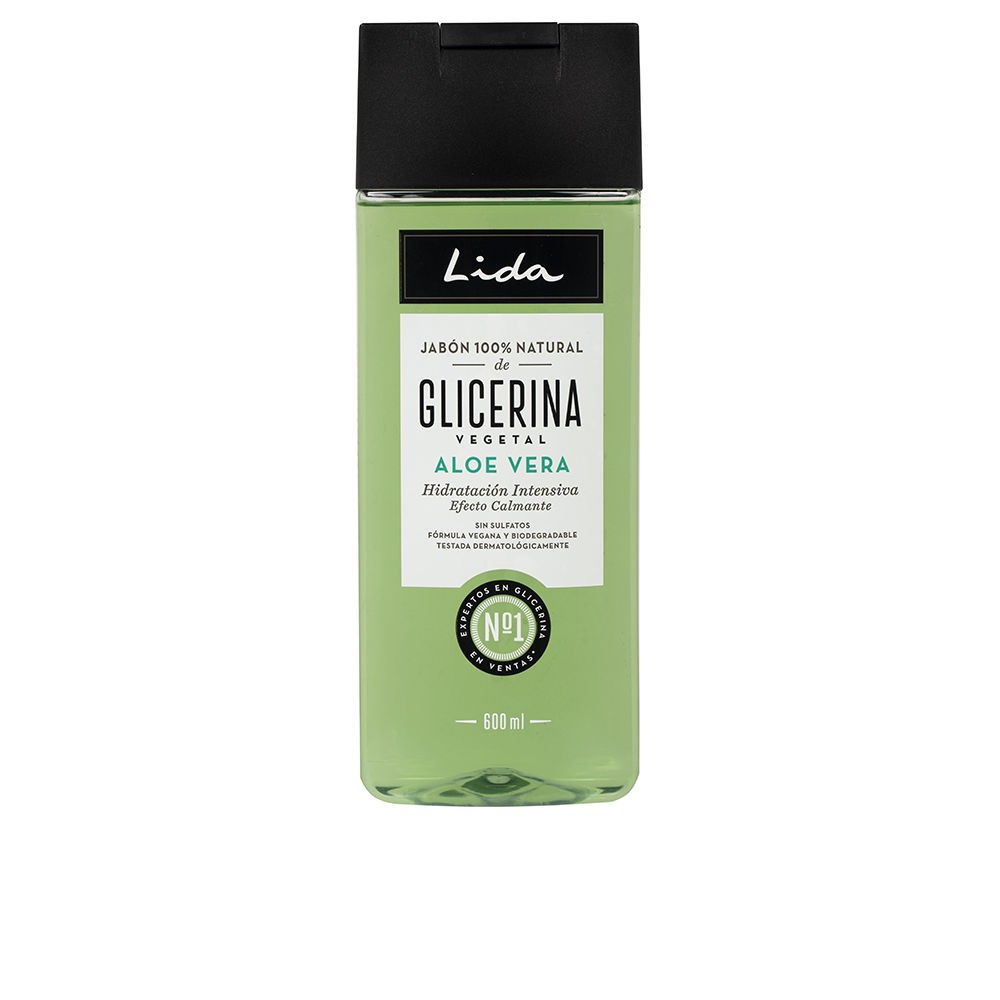 Lida 100% Natürliche Seife Glycerin und Aloe Vera 600 ml