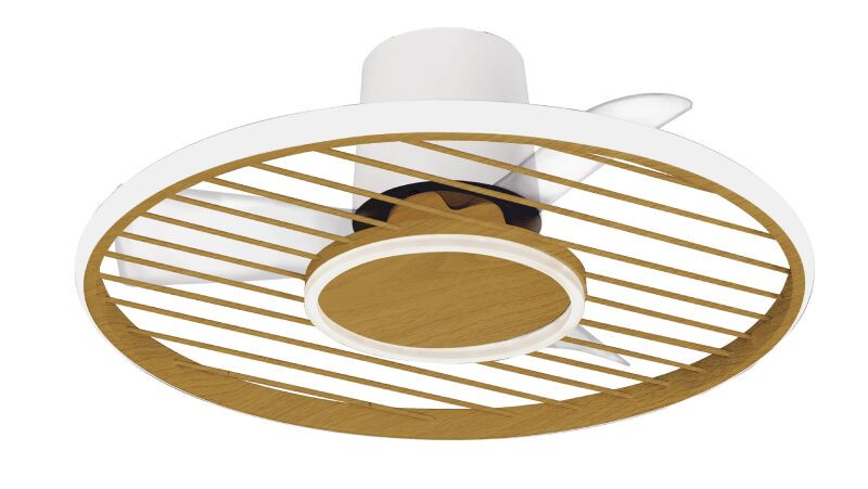 Mantra Soho Deckenventilator LED Fernbedienung dimmbar Holzoptik