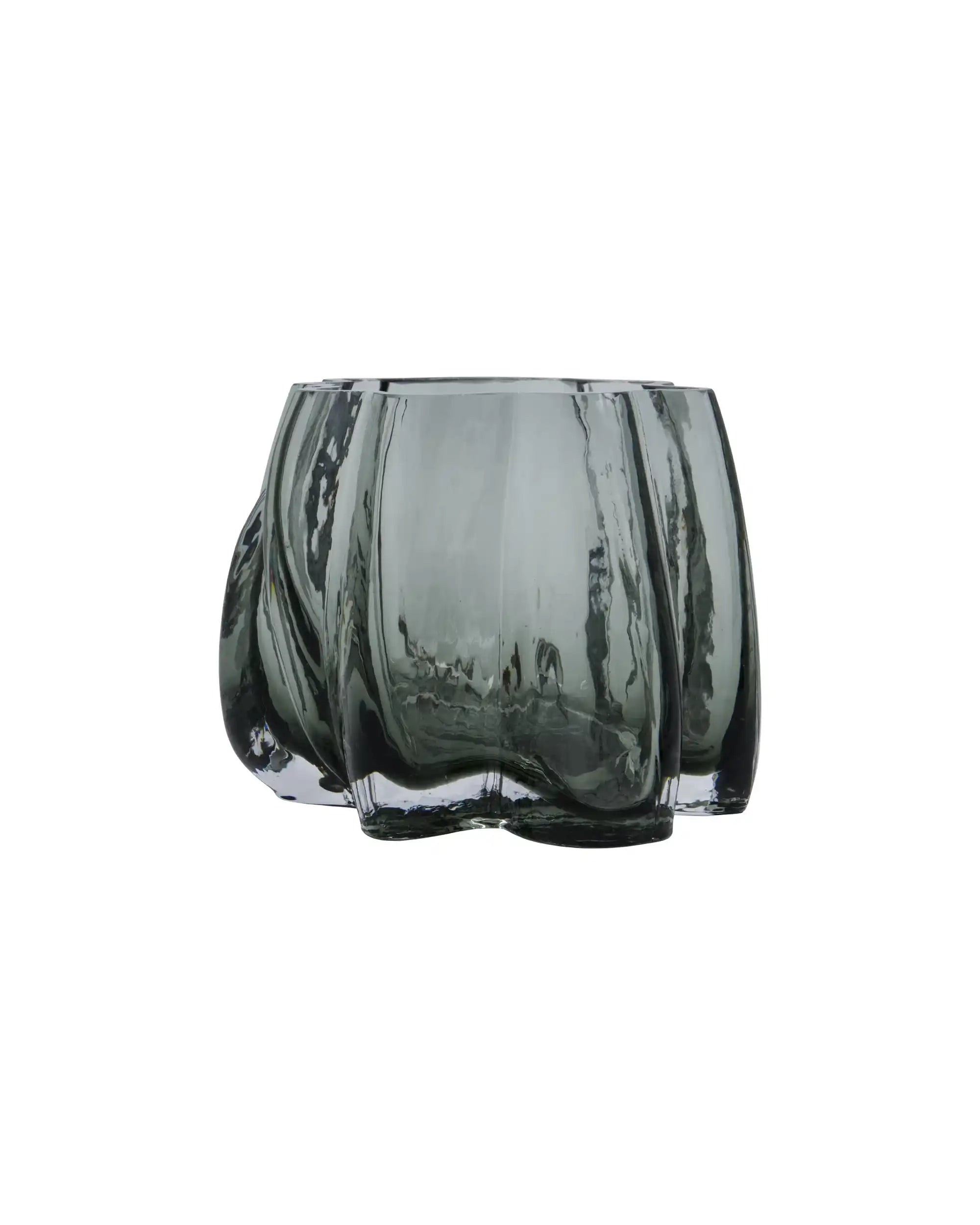 House Doctor Stimmungslicht Curva rauchgraues Glas 15cm