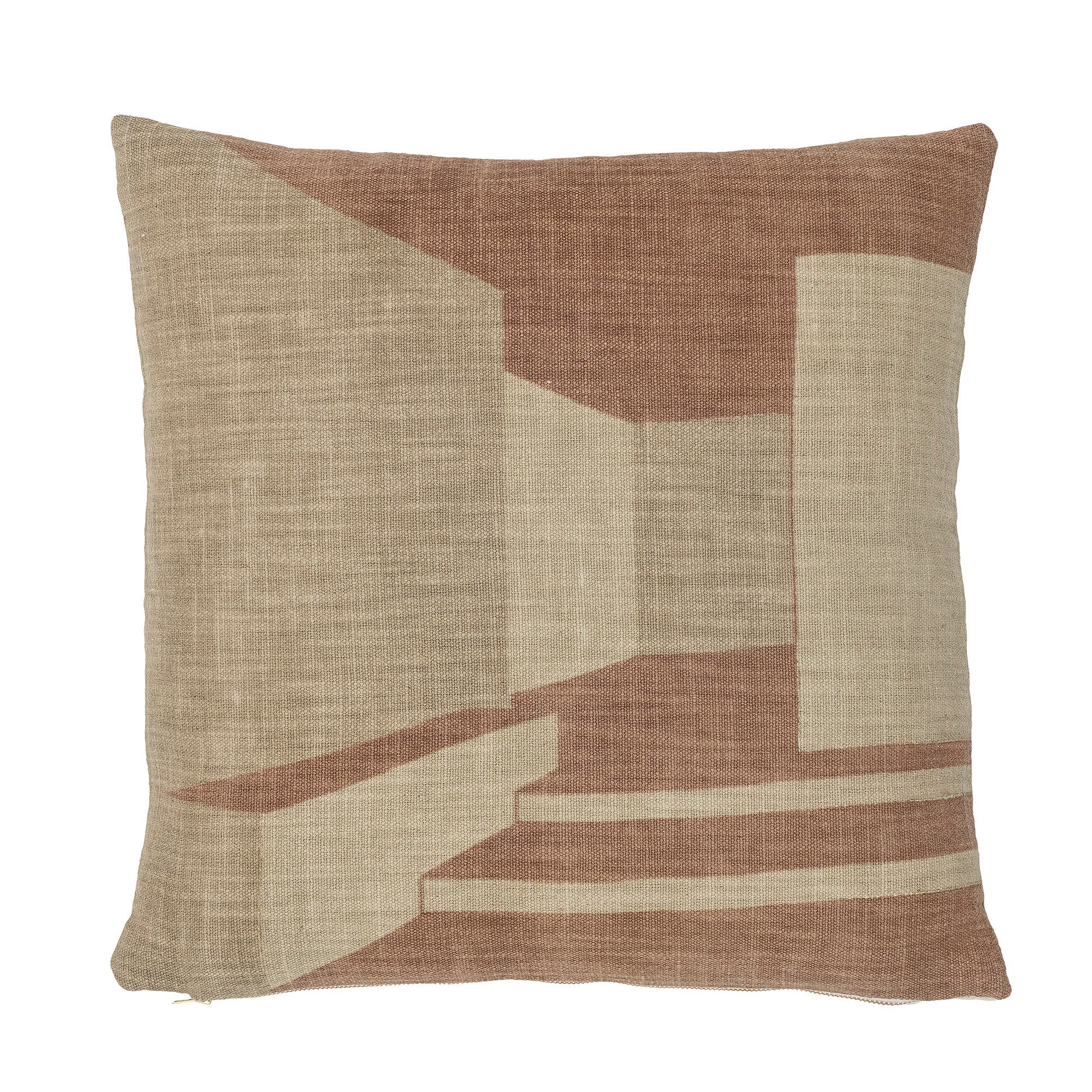 Bloomingville Kissen Baumwolle braun Eta 45x45cm