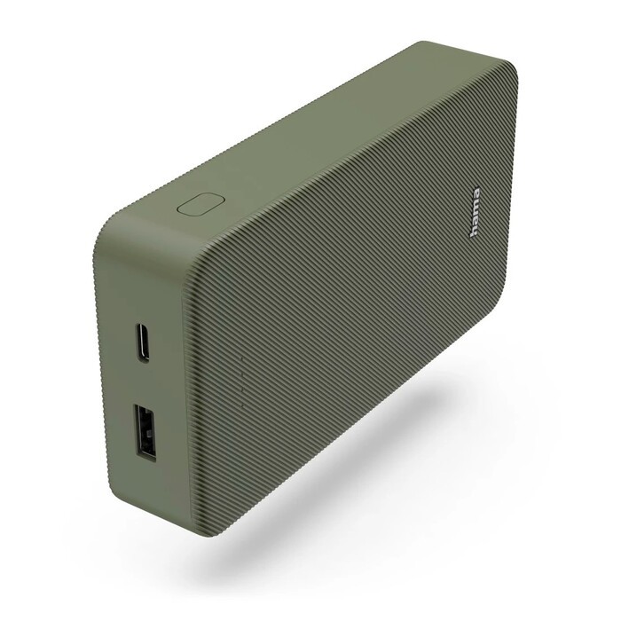 HAMA Powerbank 20.000 mAh USB-C/USB-A grün