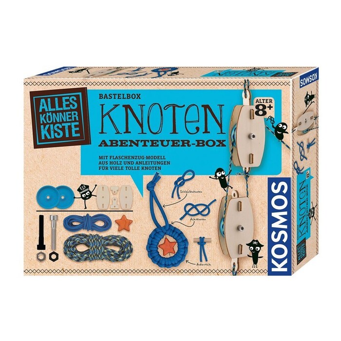 KOSMOS Bastelbox Knoten Abenteuer-Box bunt