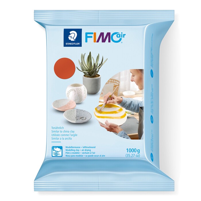 STAEDTLER® FIMO® Modelliermasse Air Basic 1kg terracotta