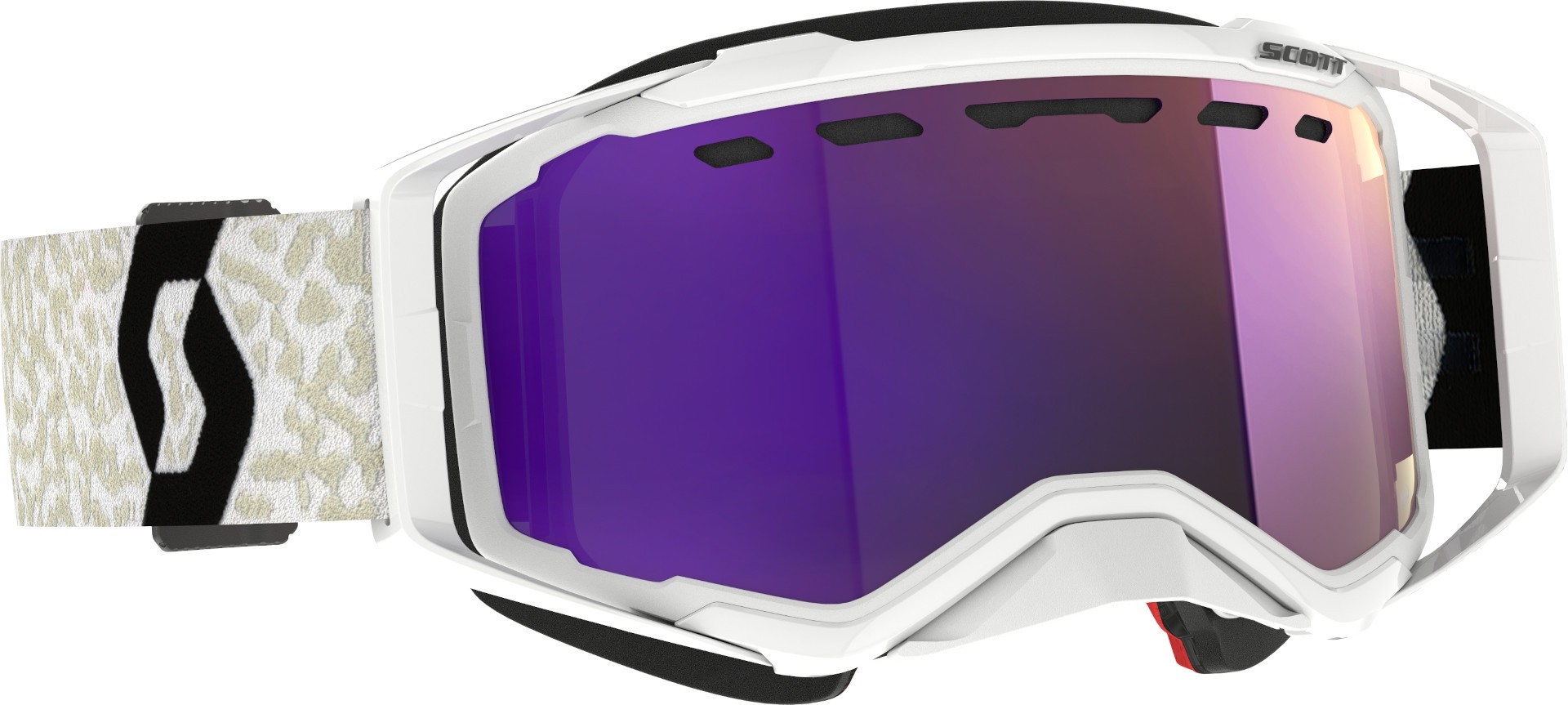 Scott Prospect Weiß/Schwarze Ski Brille, schwarz-weiss für Männer
