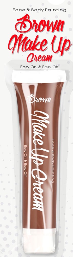 Braune Make-Up Tube