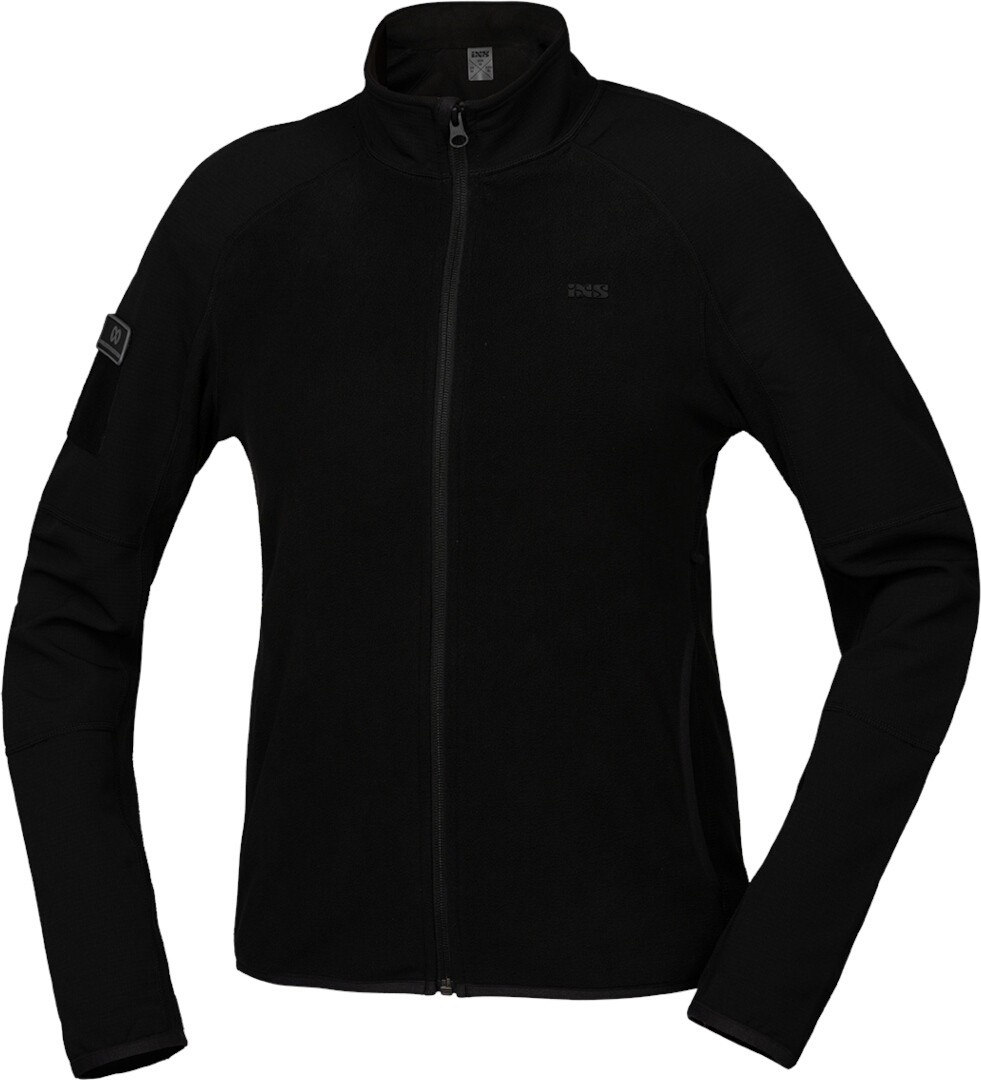 IXS 365-TMO 1.0 Ripstop Fleece Midlayer Damen Funktionsjacke, schwarz, Größe 4XL