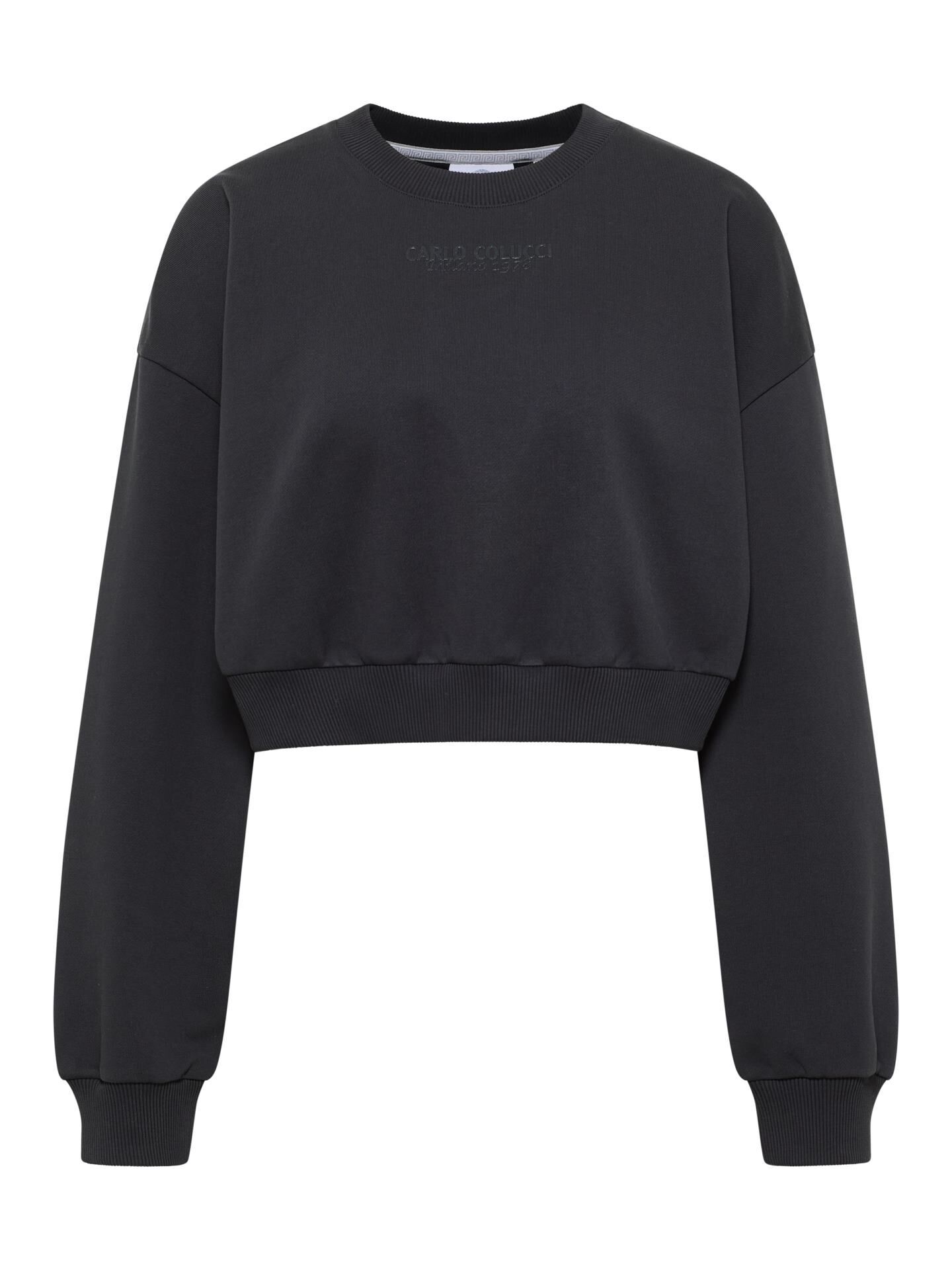 Oversize Crop Sweatshirt - La Famiglia