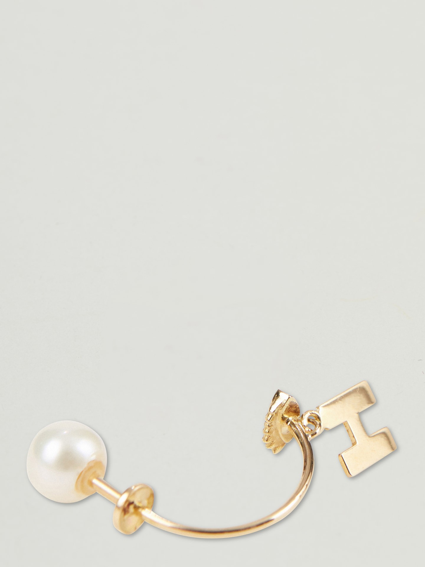 Ohrring 'Micro Eye H' Gelbgold
