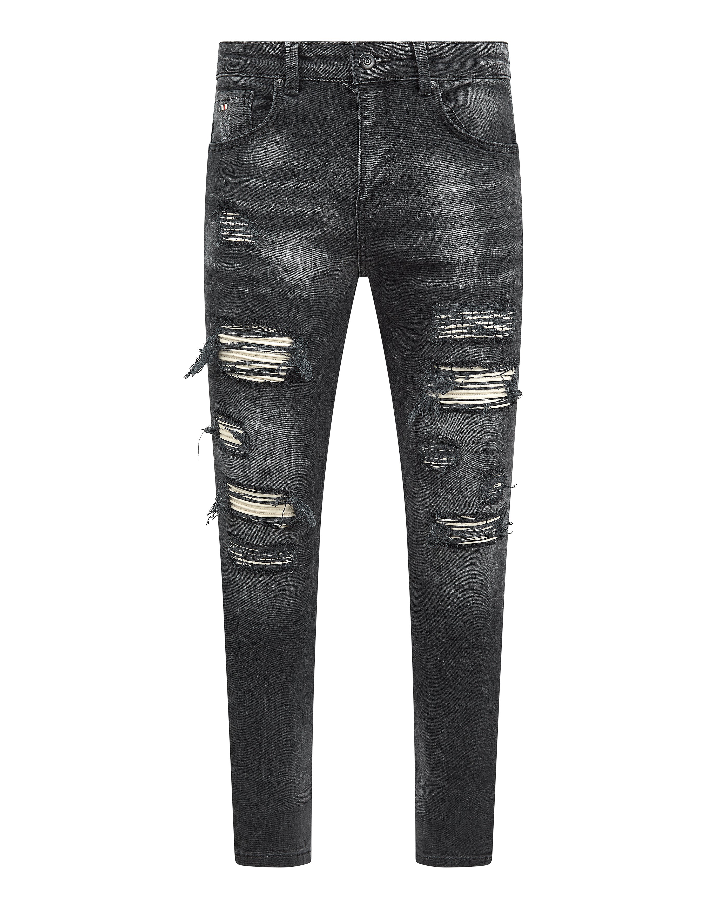 Magiri Rouen Ripped Jeans in Black - Black / 32W