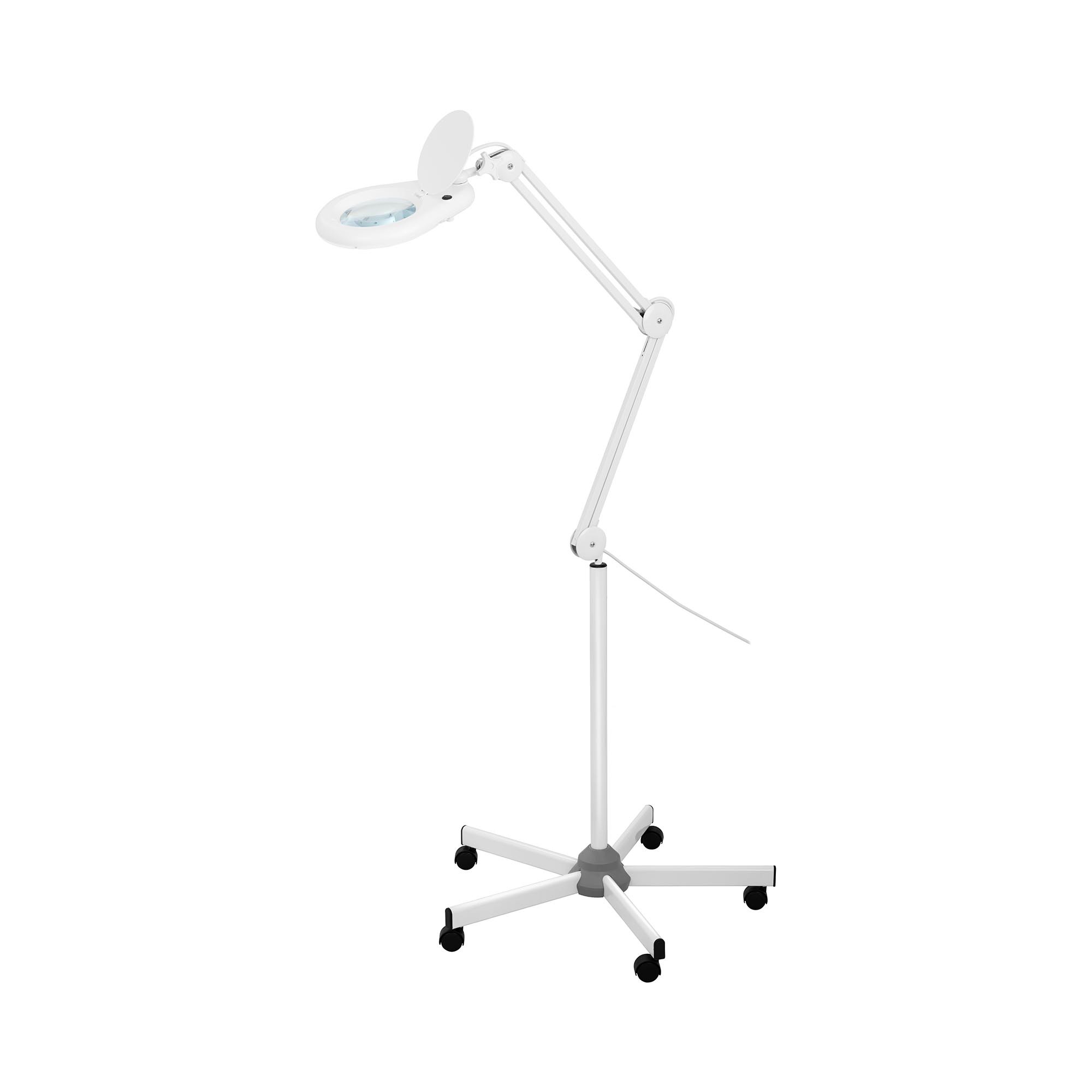 Physa Set Lupenleuchte - 1.350 lm - 3 dpt - Stativ mit 5 Rollen