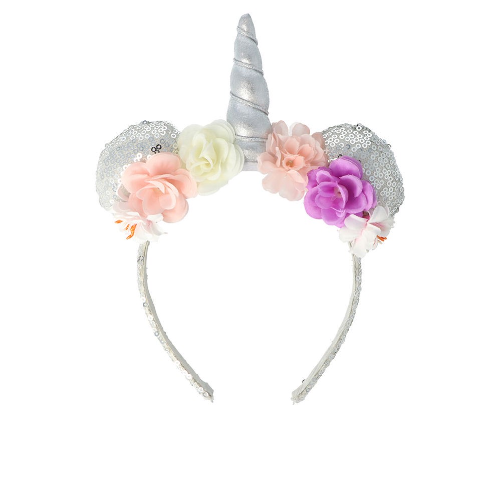 Einhorn-Pailletten-Stirnband, 1 Stück