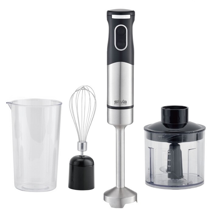 SILVA HOMELINE Stabmixer-Set SMS 6502 schwarz/silber
