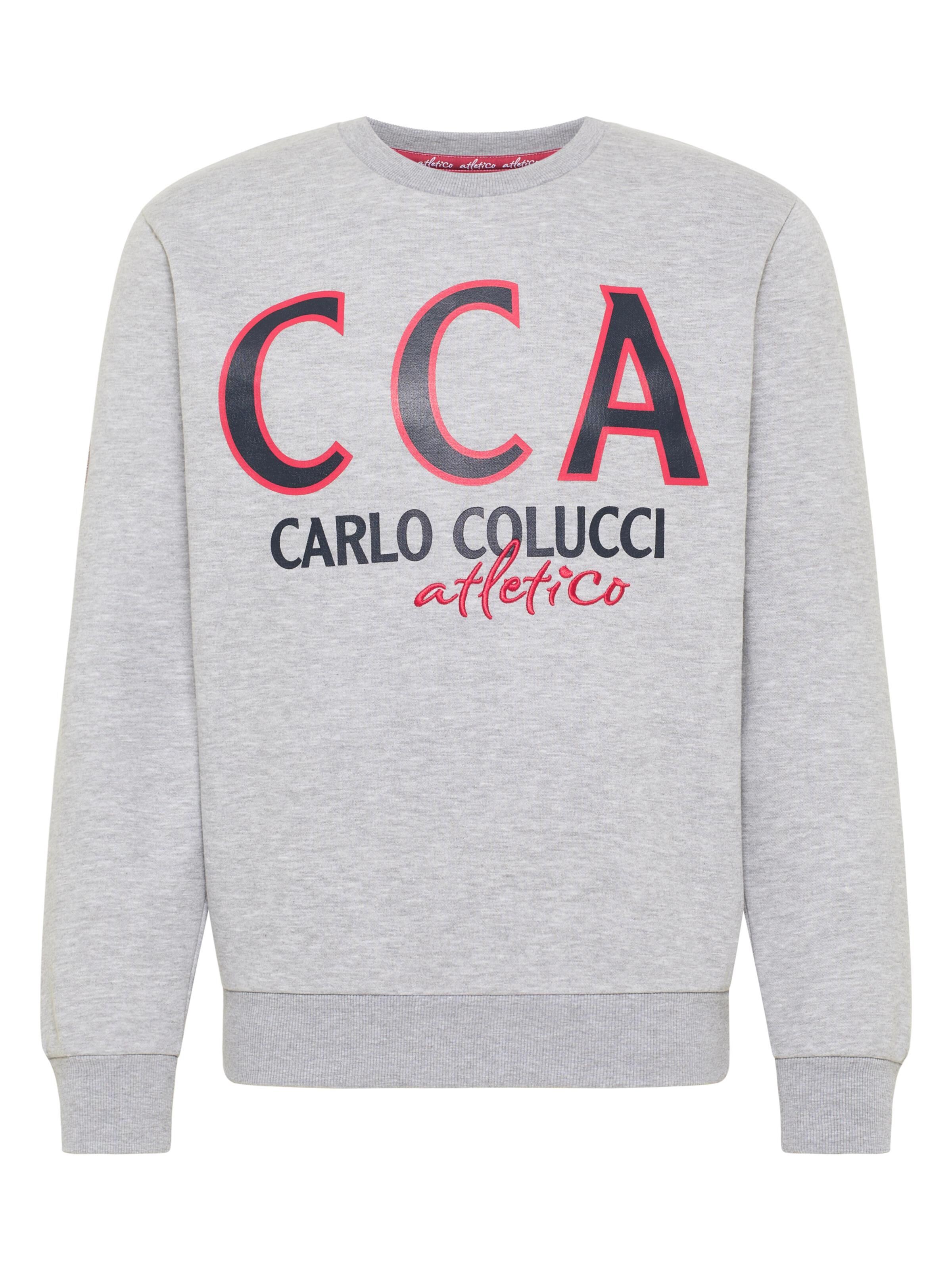 Carlo Colucci CARLO COLUCCI Atletico Sweatshirt - XXL Grau Meliert