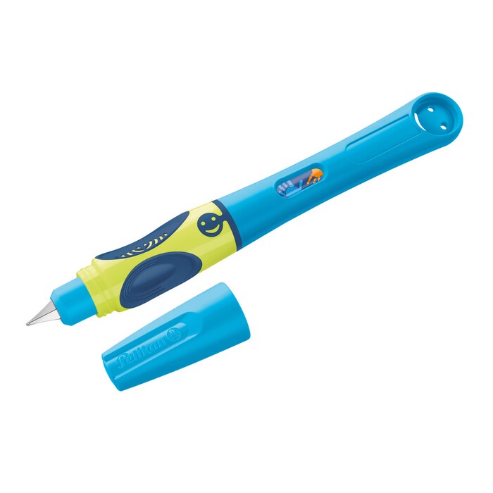 PELIKAN Füllhalter Griffix Stufe 4 für Rechtshänder neon blau