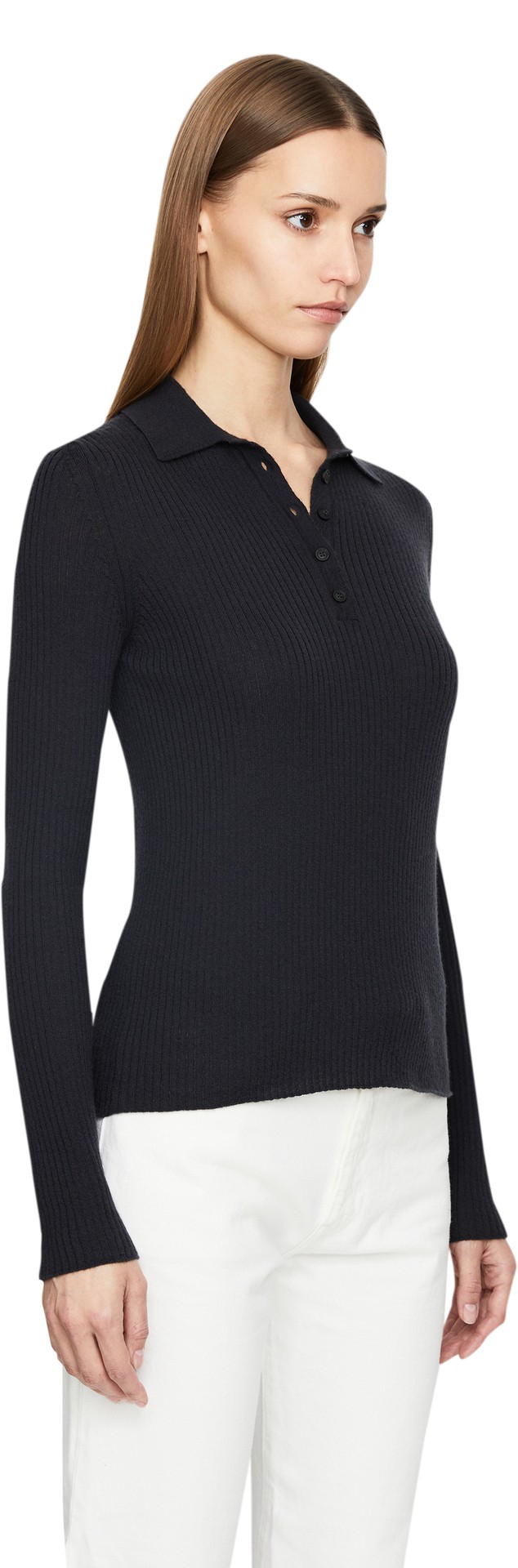 Cashmere-Poloshirt 'Lagertha' Kajal
