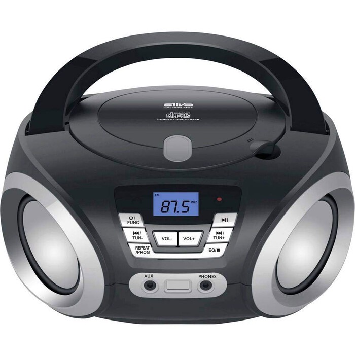 SILVA Schneider tragbarer CD-Player, schwarz