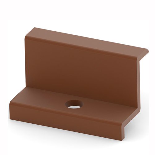 FuturaSun Endklemme 0% MwSt §12 III UstG Orange-Terracotta (RAL 8007) 30mm 1 Packung = 10 Klemmen