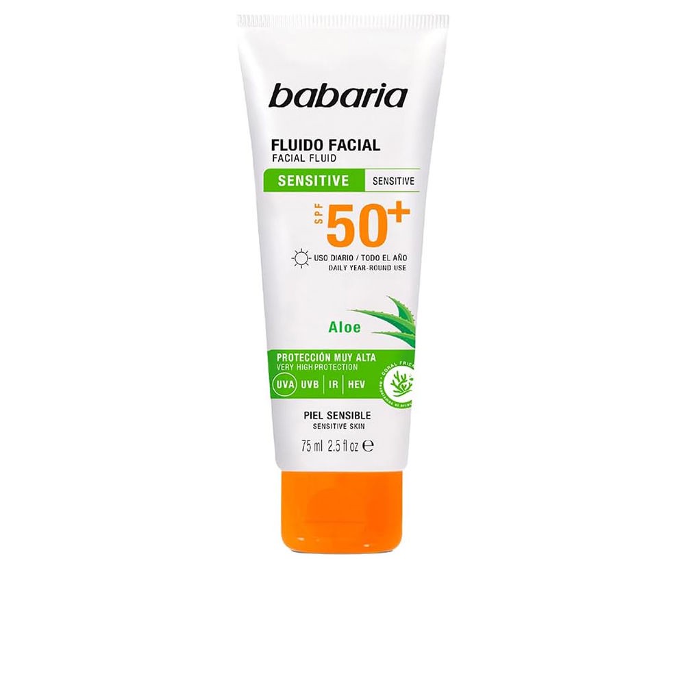 Aloe Vera Gesichtsfluid für empfindliche Haut Lsf 50+ 75 ml