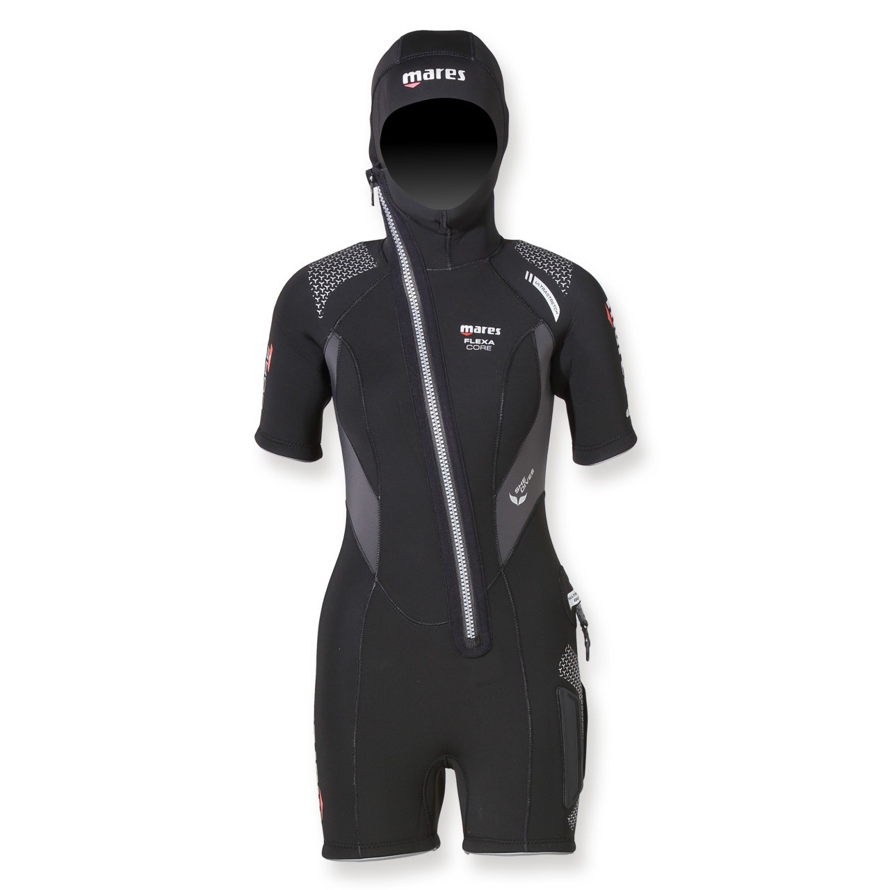 Mares Flexa Core Weste mit Haube Damen - 4 mm Neopren 