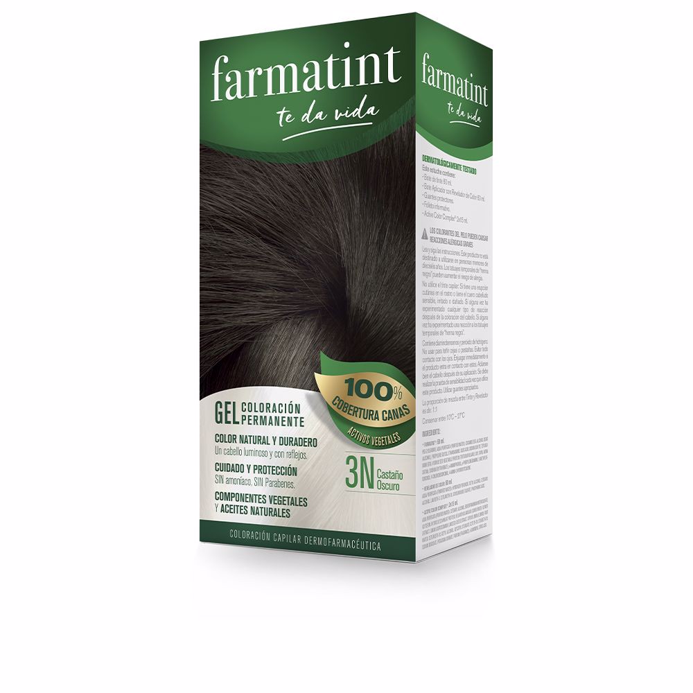 Farmatint Gel permanente Farbe #3n-dunkelbraun 5 Stk