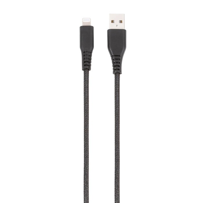 VIVANCO LongLife Daten- u. Ladekabel Lightning 1,5 m schwarz